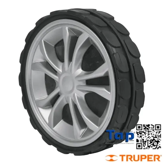 Imagen de ENSAMBLE RUEDA Y LLANTA DELANTERA 200 8" TRUPER