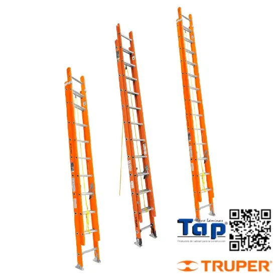 Imagen de ESCALERA EXT T II 24 PELDAÑOS FIBRA VIDRIO