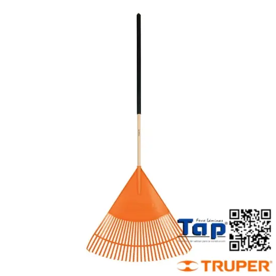 Imagen de ESCOBA  PCO P JARDIN FLEX 30 DIENTES MANGO 1200 48"
