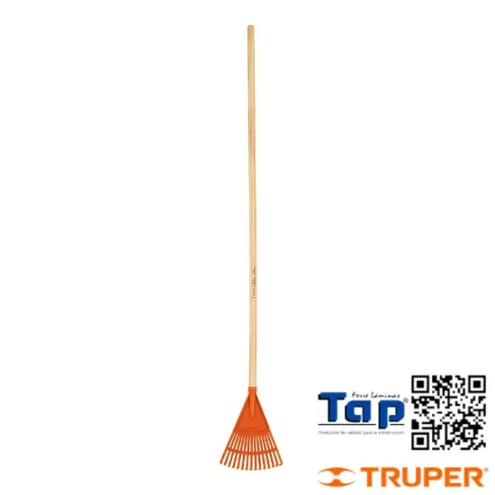 Imagen de ESCOBA  PCO P JARDIN RIGIDA 15 DIENTES MANGO 1200 48"