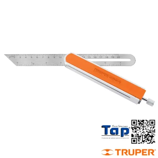 Imagen de ESCUADRA 225 9" FALSA ACERO INOX MANGO ALU EXPERT