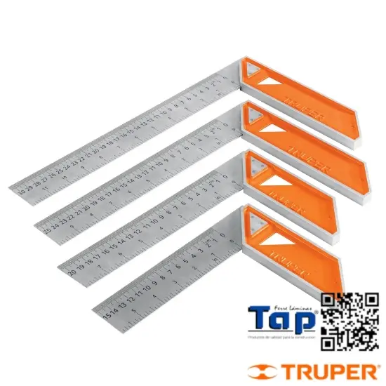 Imagen de ESCUADRA 300 12" P CARPINTERO C MANGO 100% ALU
