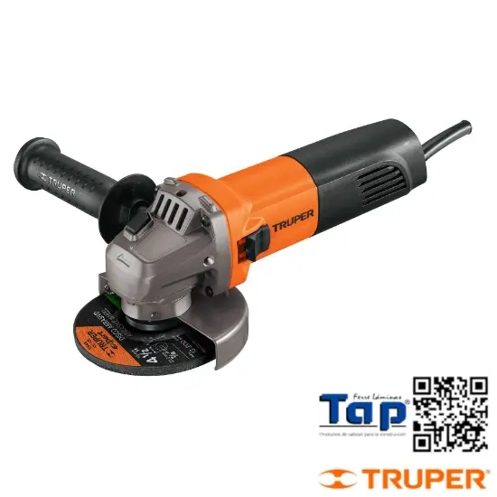 Imagen de ESMERILADORA ANGULAR 113 4-1/2"  800 W PROF TRUPER