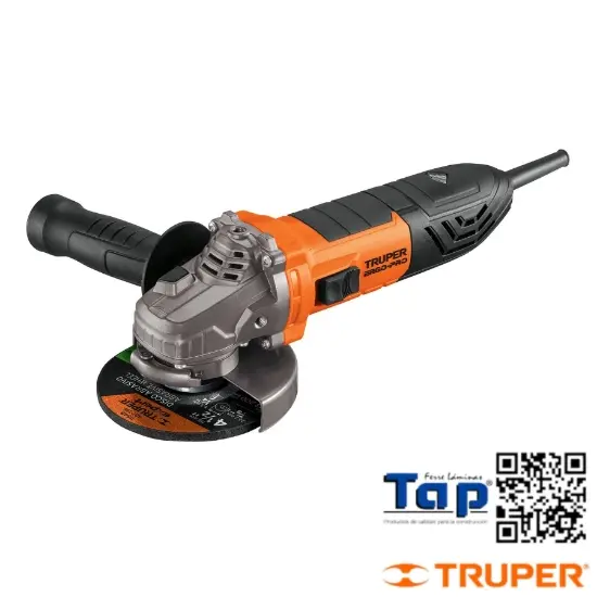 Imagen de ESMERILADORA ANGULAR 113 4-1/2"  950 W ERGO-PRO TRUPER