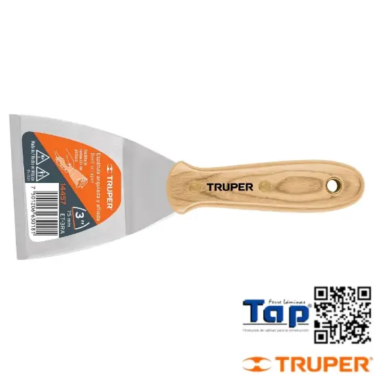 Imagen de ESPATULA AFILADA Y ANGULADA 075 3" C MANGO MAD TRUPER