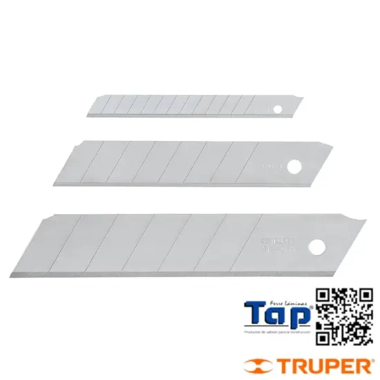 Imagen de CUCHILLAS SK4  9 MM P CUTTER TRUPER ESTUC C 10