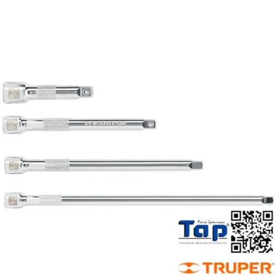 Imagen de EXT 200  8" P MATRACA DE  CUA 009 3/8" TRUPER