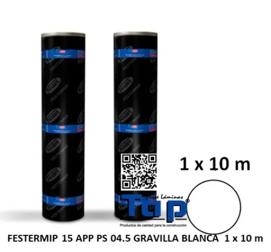 Imagen de FESTERMIP 15 APP PS 04.5 GRAVILLA BLANCA  1 x 10 m