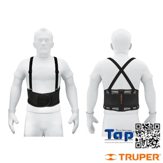 Imagen de FAJA LUMBAR MALLA TRANSPIRABLE TALLA XG TRUPER