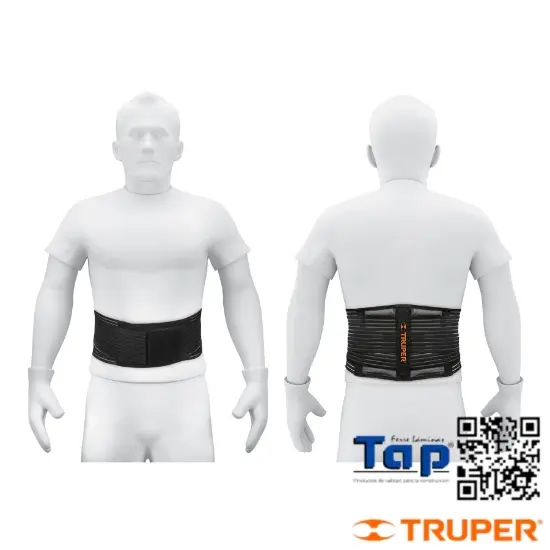 Imagen de FAJA LUMBAR T CINTURON MALLA TRANSPIRABLE XG TRUPER
