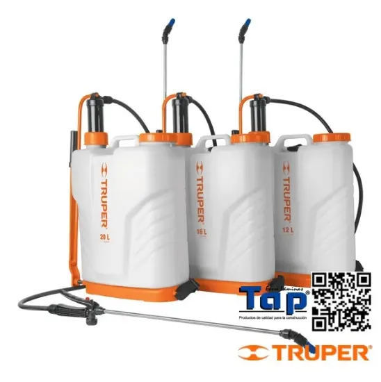 Imagen de FUMIGADOR 20 L MANUAL MOCHILA TRUPER
