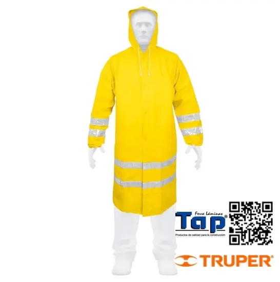 Imagen de GABARDINA IMPERMEABLE DOBLE CAPA C REFLEJANTE G TRUPER