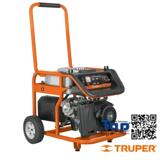 Imagen de GENERADOR ELECTRICO PORTATIL  4.5 KW MOTOR A GASOLINA TRUPER