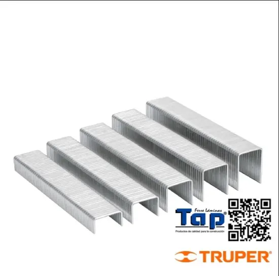 Imagen de GRAPAS 006 1/4" CORONA 10.7 MM P ET-50 TRUPER CAJA C 1000
