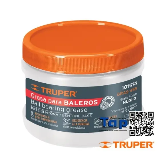 Imagen de GRASA BENTONA P BALEROS 450 G TRUPER
