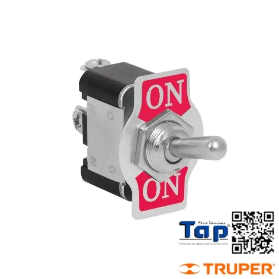 Imagen de INTERRUPTOR PALANCA 3 TORNILLOS VOLTECK