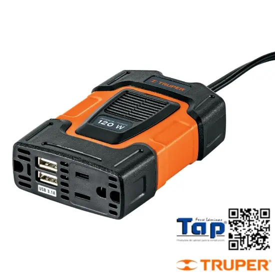 Imagen de INVERSOR CORRIENTE  120 W TRUPER