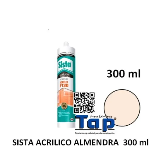 Imagen de SISTA ACRILICO ALMENDRA  300 ml