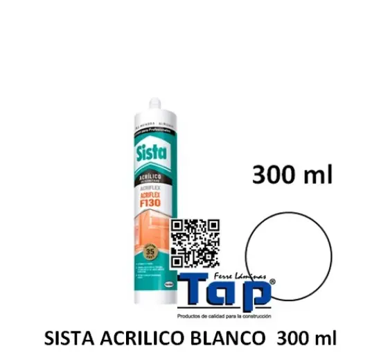 Imagen de SISTA ACRILICO BLANCO  300 ml