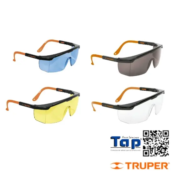 Imagen de LENTE SEGURIDAD AJUST AMBAR TRUPER CLASSIC