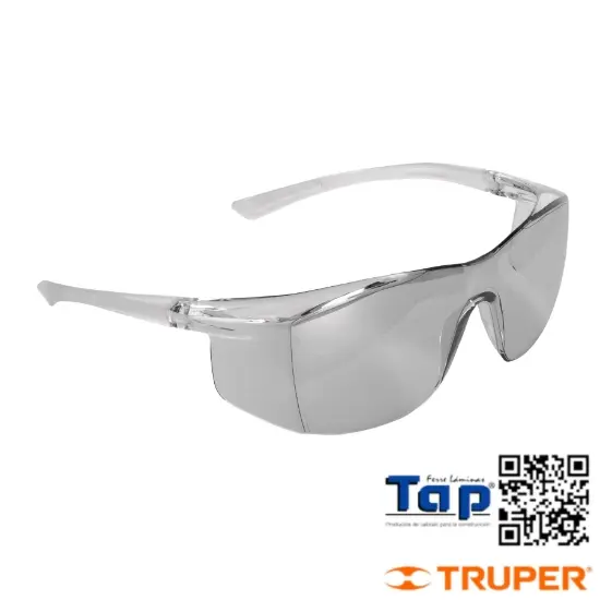 Imagen de LENTE SEGURIDAD ESPEJO PLATA TRUPER ULTRALITE