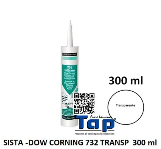 Imagen de SISTA -DOW CORNING 732 TRANSP  300 ml