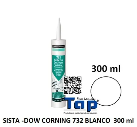 Imagen de SISTA -DOW CORNING 732 BLANCO  300 ml