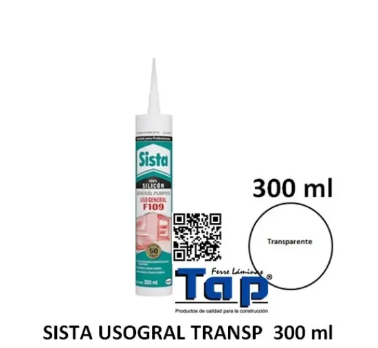 Imagen de SISTA USOGRAL TRANSP  300 ml