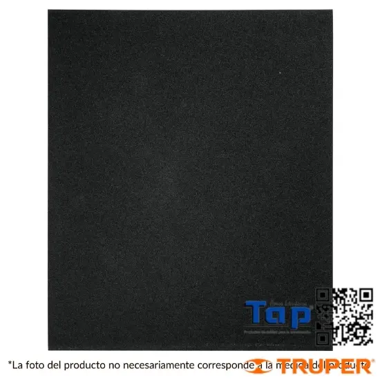 Imagen de LIJA ESMERIL NEGRA GRANO  80 OXIDO ALU TRUPER