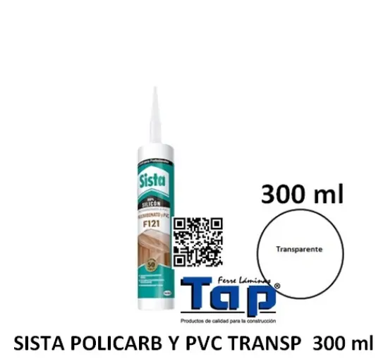 Imagen de SISTA POLICARB Y PVC TRANSP  300 ml