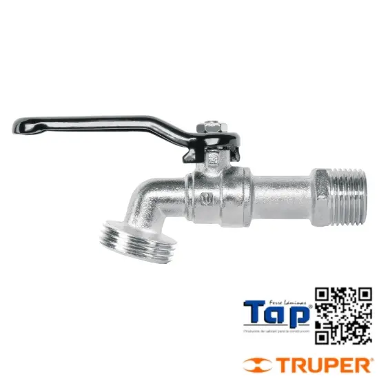 Imagen de LLAVE ESFERA ZINC 013 1/2" 110 G S/ADAPTADOR BASIC