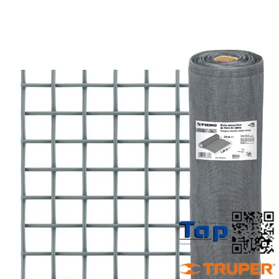 Imagen de MALLA MOSQUITERA FIBRA VIDRIO GRIS ROLLO 30 MX1.05M