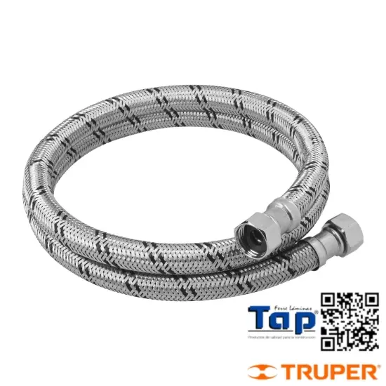 Imagen de MANGUERA P BOILER ACERO INOX 013 1/2"X 013 1/2" 120 CM FOSET