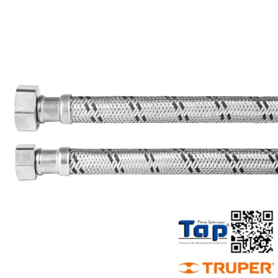 Imagen de MANGUERA P BOILER ACERO INOX 013 1/2"X 019 3/4"  60 CM FOSET