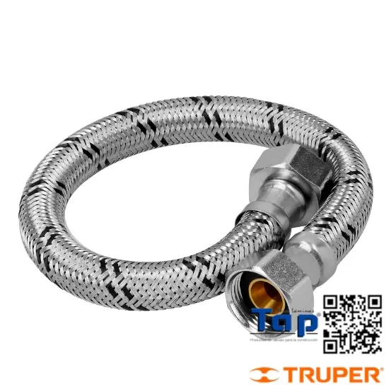 Imagen de MANGUERA P BOILER ACERO INOX 019 3/4"X 019 3/4"  40 CM FOSET