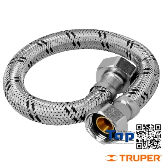 Imagen de MANGUERA P BOILER ACERO INOX 019 3/4"X 019 3/4"  80 CM FOSET