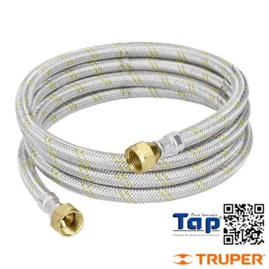 Imagen de MANGUERA P GAS ACERO INOX 009 3/8"X009 3/8" 200 CM FOSET