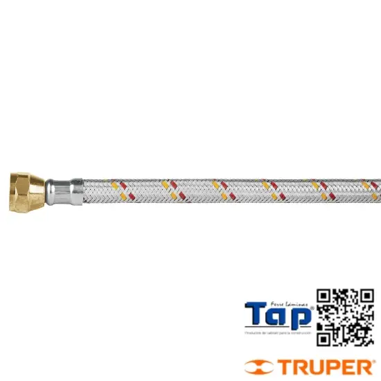 Imagen de MANGUERA P GAS ALU 009 3/8"X100 CM FOSET BASIC