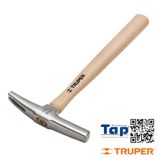 Imagen de MARTILLO  7 OZ TAPICERO MANGO 300 12" TRUPER