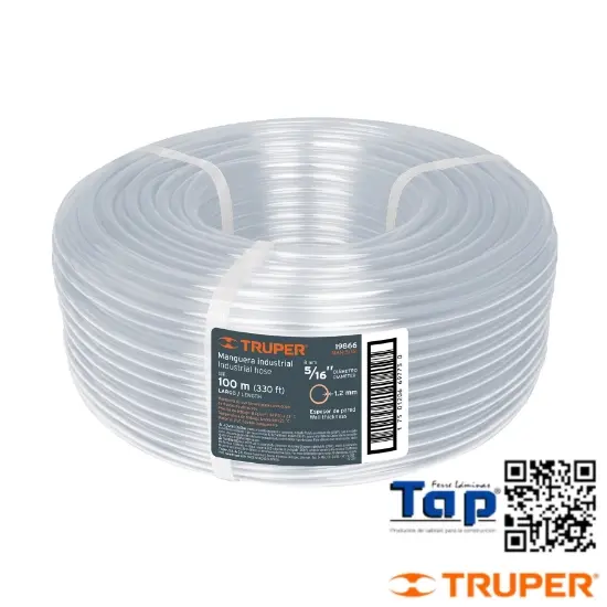 Imagen de MANGUERA 013 1/2" INDUST EN ROLLO 100 M X METRO TRUPER