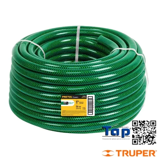Imagen de MANGUERA 025 1" 3 CAPAS EN ROLLO 50 M X METRO PRETUL