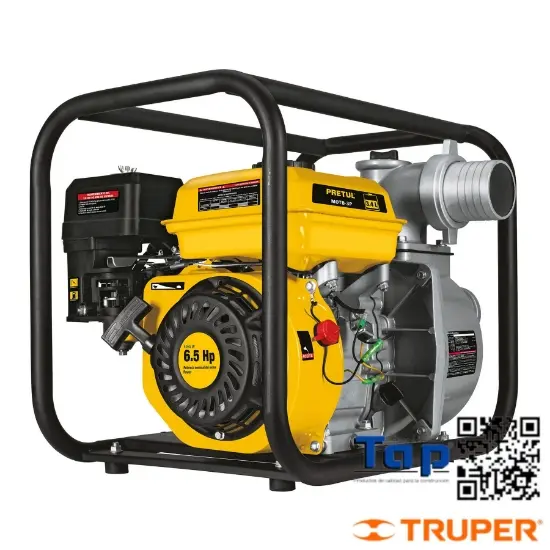 Imagen de MOTOBOMBA AUTOCEBANTE 075 3"X075 3" A GASOL 6-1/2 HP PRETUL