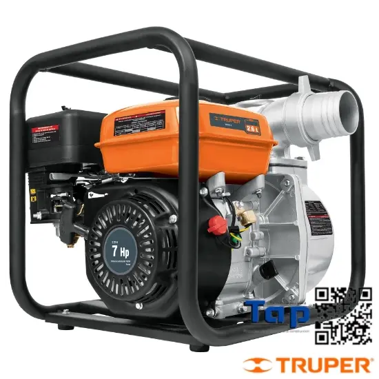 Imagen de MOTOBOMBA AUTOCEBANTE 075 3"X075 3" A GASOL 7 HP TRUPER