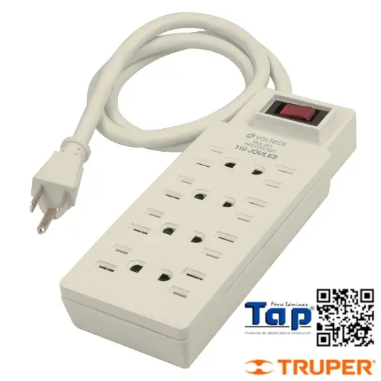 Imagen de MULTICONTACTO 14 AWG 8 ENTRADAS SUPRESOR PICOS 110 JOULES