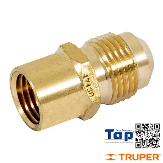 Imagen de NIPLE CAMPANA LATON 009 3/8"X006 1/4" FOSET