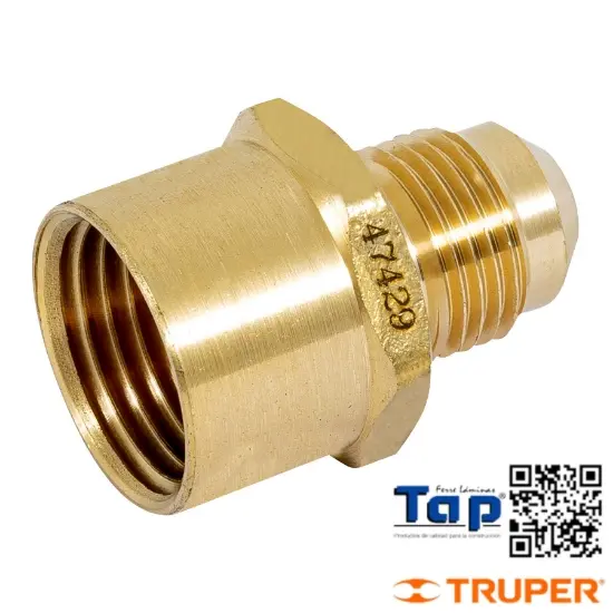 Imagen de NIPLE CAMPANA LATON 009 3/8"X013 1/2" FOSET