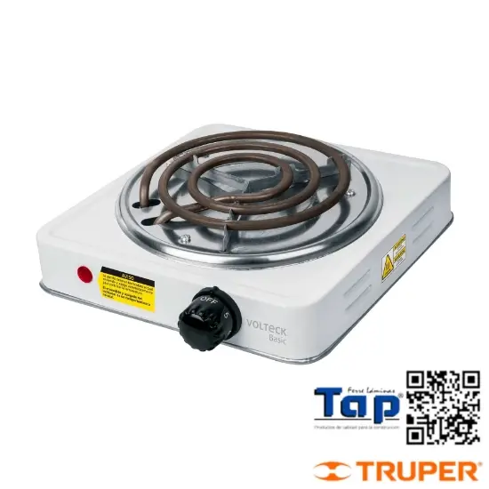 Imagen de PARRILLA ELECTRICA 1 QUEMADOR CUADRADA VOLTECK BASIC