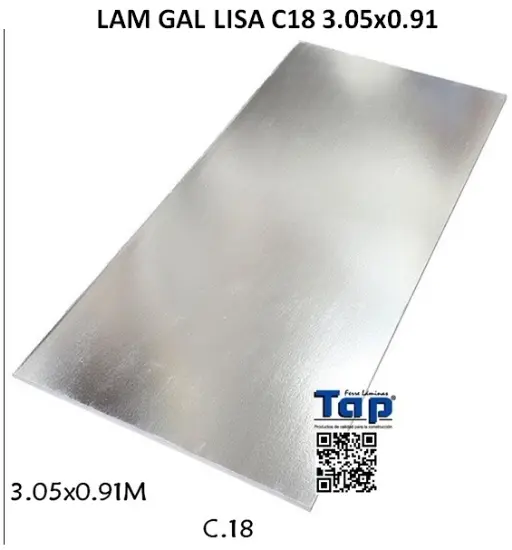 Imagen de LAM GAL LISA C18 3.05x0.91