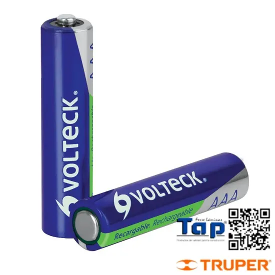 Imagen de PILAS AAA RECARGABLES LARGA DURACION 1000 MAH BLISTER C 2