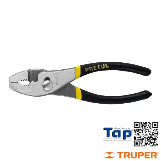 Imagen de PINZA  CHOFER 150 6" MANGO VINIL PRETUL